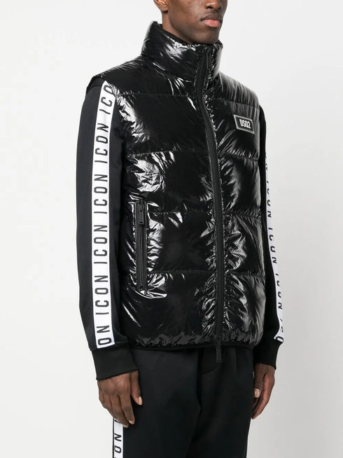 Icon stripe padded jacket